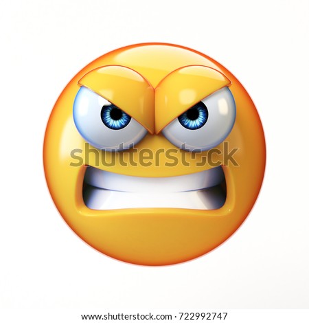 Scared Emoji Isolated On White Background Stock Illustration 722992723 ...