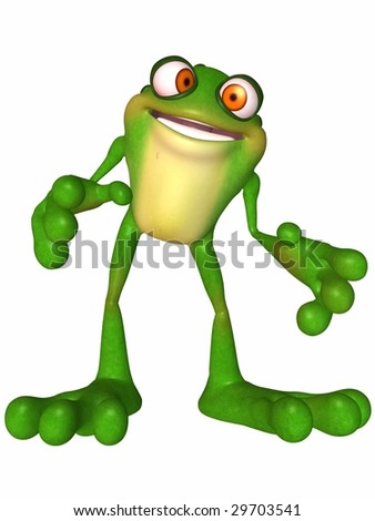 Illustration Jumping Frog Stock Vector 30524155 - Shutterstock