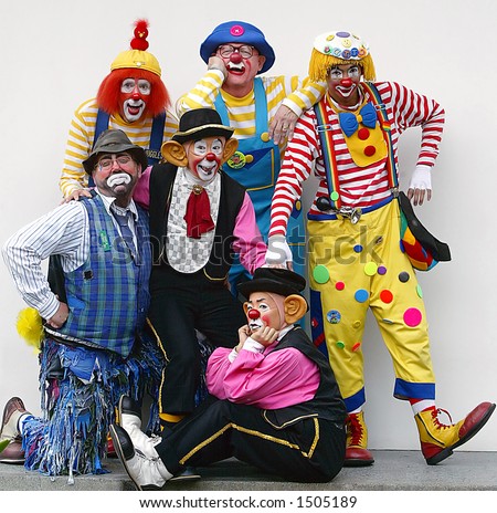 Group Clowns Stock Photo 1505189 - Shutterstock