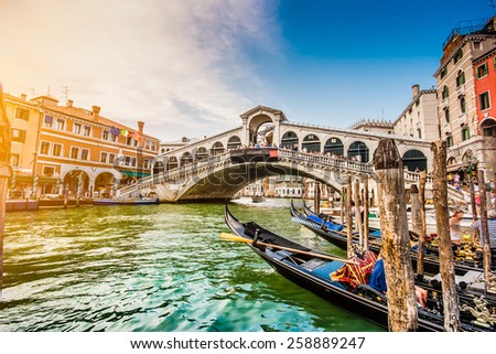 Panoramic View Famous Canal Grande Famous Stock Photo 245507692 ...