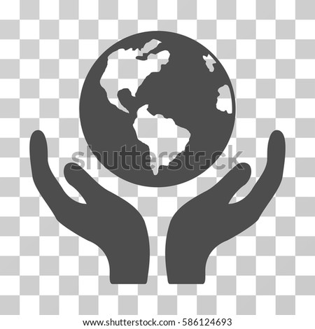 Vector Open Hands Holding Earth Stock Vector 17877256 - Shutterstock