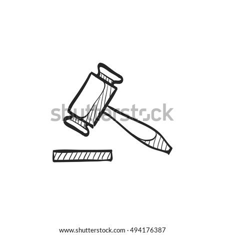 Hammer Judge Stock Vector 104846609 - Shutterstock