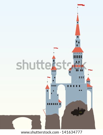 Set Different Castle Towers Stock Vector 79057615 - Shutterstock