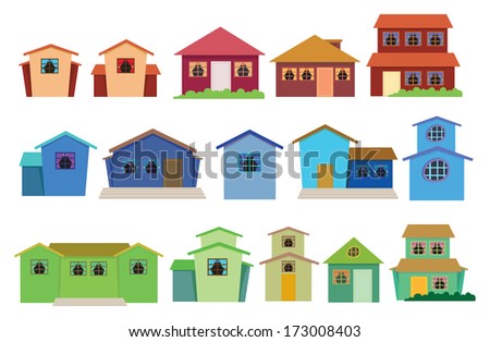 Different pictures of houses Different pictures of houses
