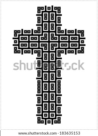 Ancient Arabic Ornament Mosqueexample Old Calligraphy Stock Vector ...