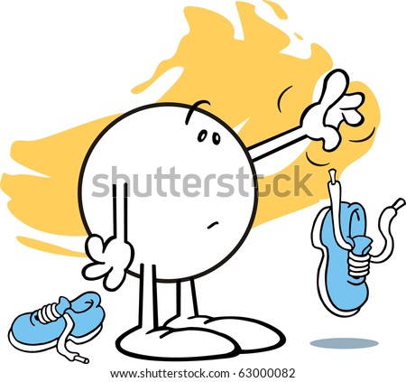 Image result for CLIP ART OF A SHOE DROPPING