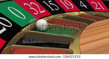 Roulette land on 0