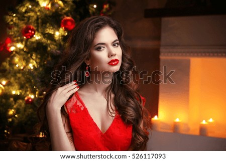 https://thumb10.shutterstock.com/display_pic_with_logo/662170/526117093/stock-photo-christmas-beautiful-smiling-woman-fashion-ruby-earrings-jewelry-makeup-healthy-long-hair-style-526117093.jpg