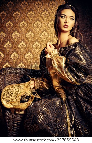 https://thumb10.shutterstock.com/display_pic_with_logo/67164/297855563/stock-photo-renaissance-style-beautiful-young-woman-in-the-lush-expensive-dress-in-an-old-palace-interior-297855563.jpg