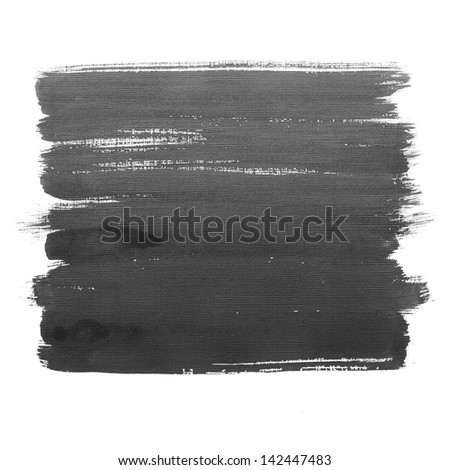 Abstract Vector Brush Stroke On Black Stock Vector 116396443 - Shutterstock