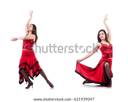 Indian Dancers Traditional Costumes Cartoon Vector Stock Vector ...