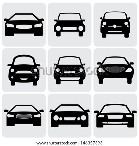 Cars Perspective Vector Illustration Stock Vector 105082643 - Shutterstock