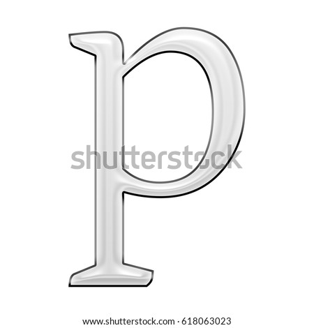 Cartoon Letter P Devil Tail Stock Vector 103758557 - Shutterstock