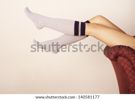 Sexy Womans Feet Legs Isolated On Stock Photo 81869710 - Shutterstock