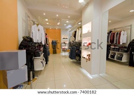 Modern Shop Interior Image Stock Photo 12726559 - Shutterstock