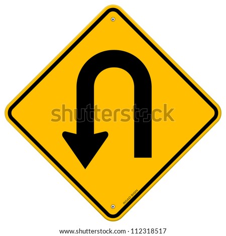 Blue Sign Two Arrows Two Directions Stock Vector 119860804 - Shutterstock