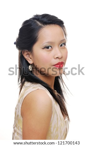 stock photo asian lady looking serious with isolated background 121700143 - Precisely what is Traditional Marital relationship?