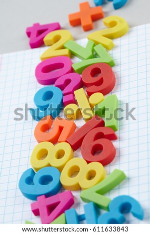 Color Numbers Stock Photo 324468215 - Shutterstock