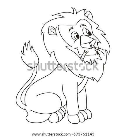 Grey Lion Stock Vector 62103736 - Shutterstock