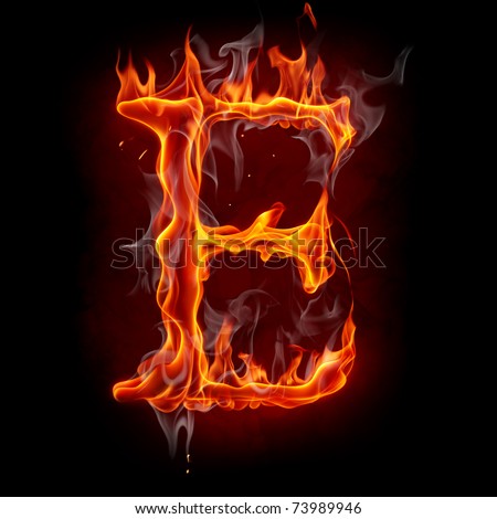 Fire Alphabet Letter U Stock Photo 84007114 - Shutterstock