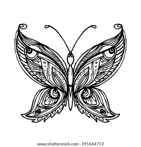 Abstract Butterfly Vector Stock Vector 60298192 - Shutterstock