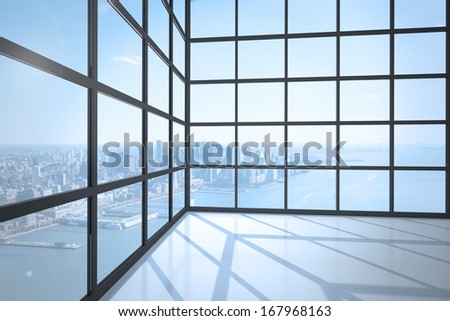 Spacious Glass Room Modern Building Grey Stock Photo 36568612 ...