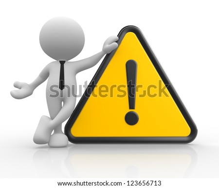 3d People Man Person Safety First Stock Illustration 111398735 ...