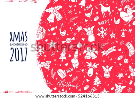 Vector Invitation Template Ugly Sweaters Scandinavian 