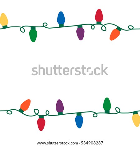christmas light bulb string vector symbol stock vector christmas light bulb string vector symbol stock vector