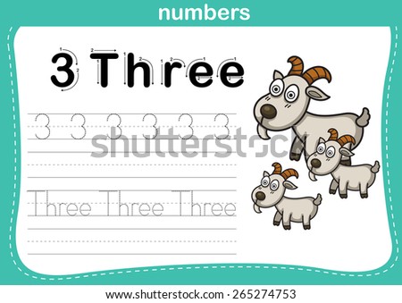 Worksheets Kindergarten Exercise connecting dot printable numbers exercise lovely stock vector and with cartoon for preschool kindergarten kids illustration