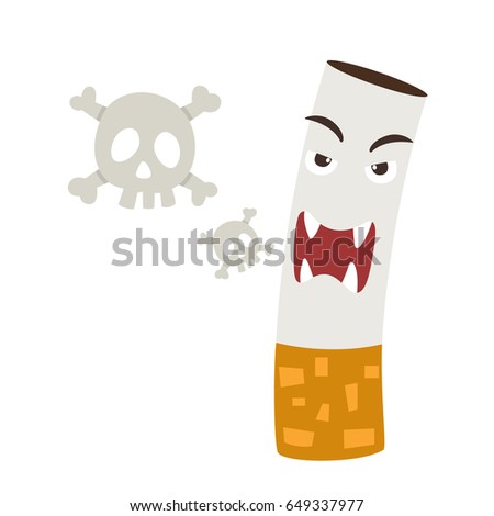 Dangers Smoking Infographicsvector Illustration Stock Vector 410544013