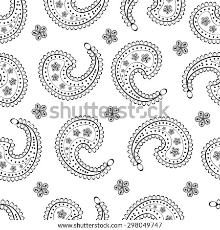 Paisley Vector Elements Stock Vector 48082228 - Shutterstock