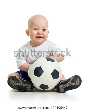 Cute Little Baby Soccer Ball Stock Photo 2694600 - Shutterstock