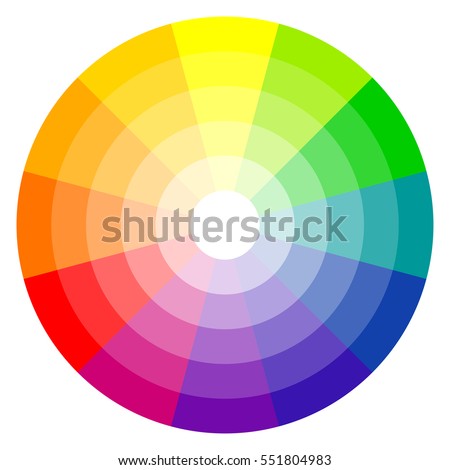 Color Circle 12 Colors Stock Vector 254018779 - Shutterstock