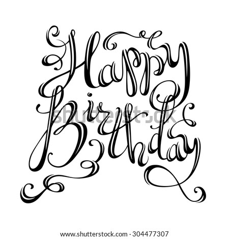 Happy Birthday Card Handdrawn Doodles Gift Stock Vector 316155944 ...