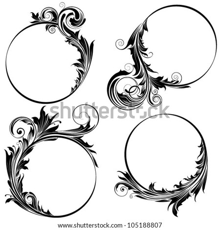 set floral design stock vector 64774261 - shutterstock set floral design stock vector 64774261 - shutterstock