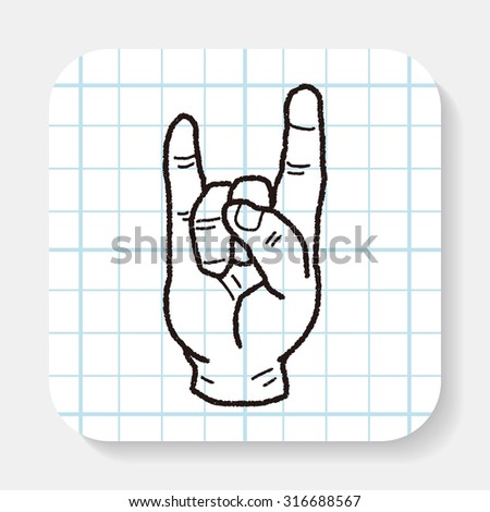 Middle Finger Up Sketch Stock Vector 169372379 - Shutterstock