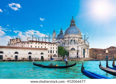 Grand Canal Basilica Santa Maria Della Stock Photo 109331312 - Shutterstock