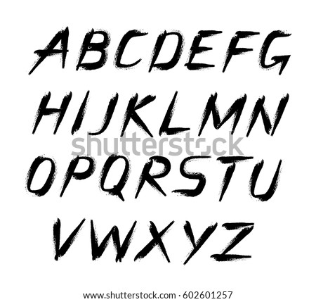 Grunge Digits Chalk Brush Strokes Math Stock Vector 271129367 ...