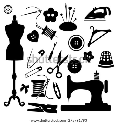 Sewing Seamless Pattern ìŠ¤í†¡ ë²¡í„° 625472258 - Shutterstock