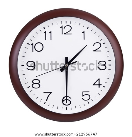 Illustration Old Clock Face Perspective Angle Stock Vector 81856426 ...