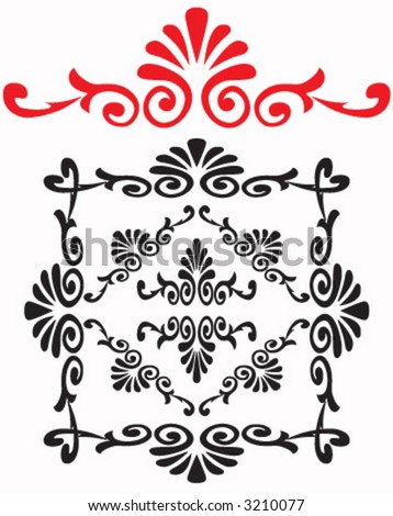 Turkish Motifs Stock Vector 3210079 - Shutterstock