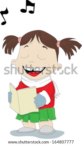 Christmas Cute Cartoon Characters Singing Stock Photos, Christmas Cute ...