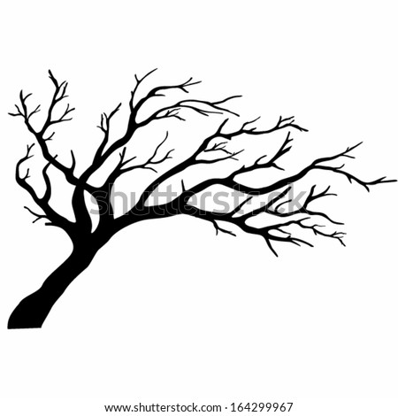 Black Tree Silhouette Stock Illustration 51122161 - Shutterstock