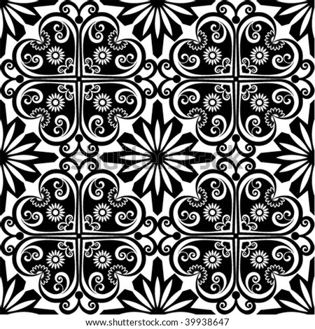 Abstract Ethnic Vector Seamless Background Vector Stock Vector ...