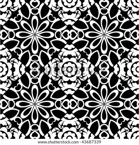 Decorative Arabesque Pattern Stock Vector 13424938 - Shutterstock