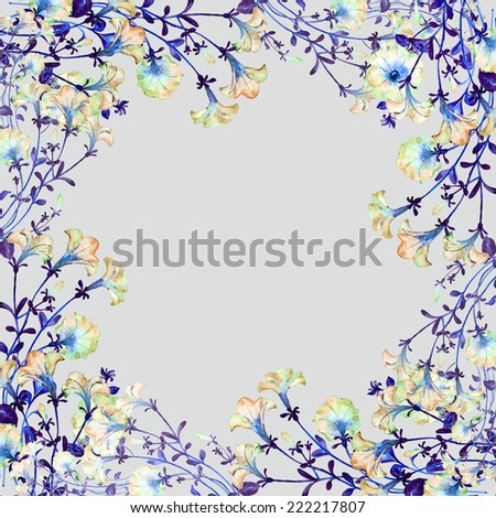 Floral Background Petunia5 Stock Illustration 222217804 - Shutterstock