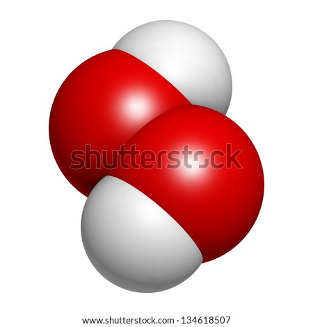 Water Molecule Science Symbol Oxygen Hydrogen Stock Illustration ...