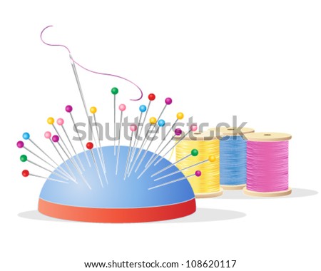 Pin cushion for needles Stock Photos, Images, & Pictures | Shutterstock