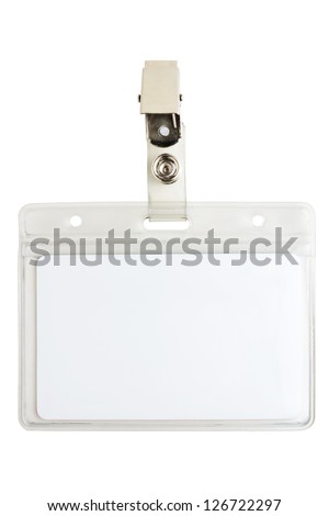 Blank White Id Card On Black Stock Photo 130006490 - Shutterstock